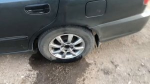 Hyundai Accent заклинило заднее колесо сильно нагрелось пропали тормоза пошёл запах гари в салон