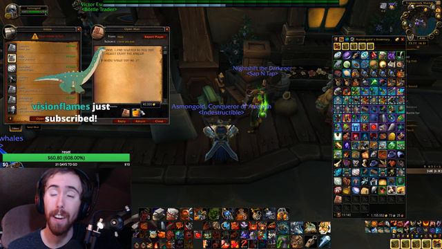 Asmongold Reads World of Warcraft Mail 9/8/18 смотреть онлайн