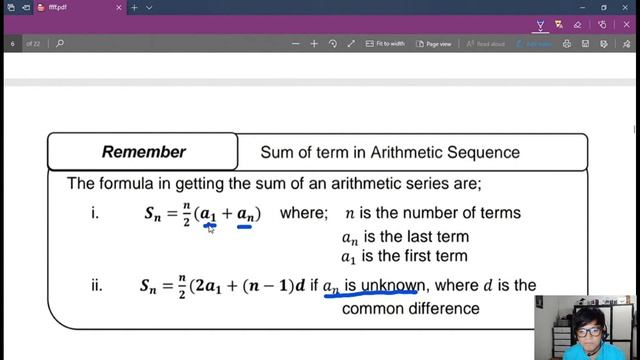 Grade 10 Math - Sum of Arithmetic Sequence смотреть онлайн