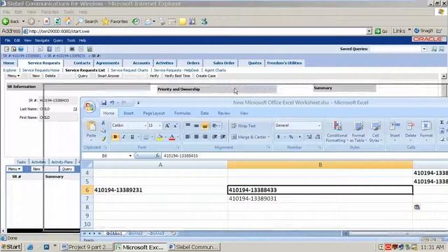 Siebel CRM - Project 9 (part 2) (Parents of the Related SRs) смотреть онлайн
