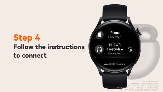 How to Pair Your HUAWEI Freebuds 4 to Your Smart Watch смотреть онлайн