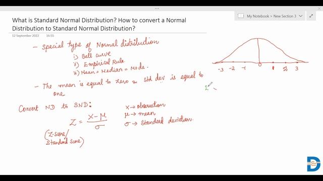 Convert Normal Distribution to Standard Normal Distribution | Statistics смотреть онлайн