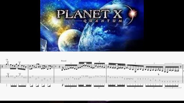 Brett Garsed/Planet X- Alien Hip Hop guitar solo transcription смотреть онлайн
