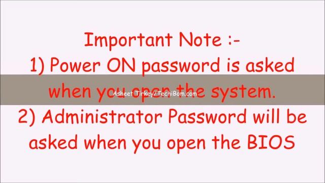 Create System Power On Password | How To Set BIOS Password | Admin & Power ON Password смотреть онлайн