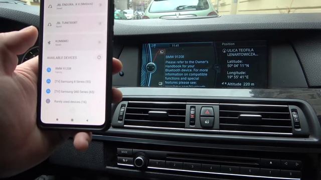 How to Pair Smartphone with System via Bluetooth in BMW Series 5 F10/F11 (2010–2017) - Connect Phon смотреть онлайн
