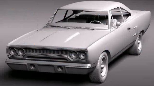 Plymouth Road Runner 1970 3D model from CGTrader.com