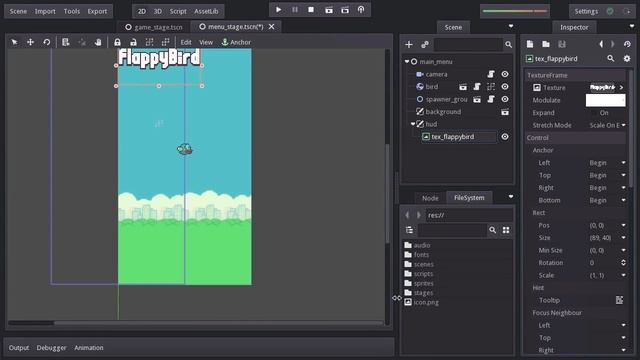 Godot Engine Tutorial - Flappy Bird - 10 Main Menu смотреть онлайн