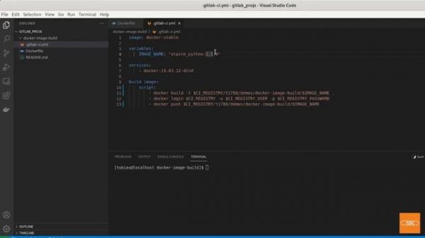 GitLab CI - Create a Docker image and upload it to GitLab and Docker Hub