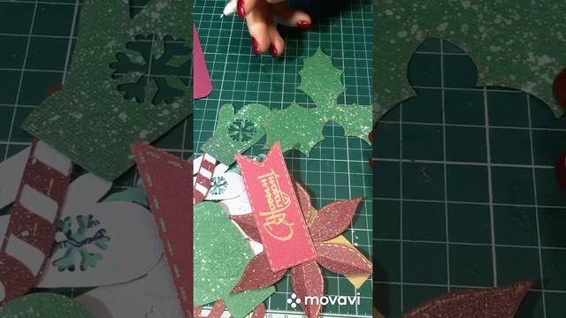 Открытка ручной работы. Новогодняя открытка. смотреть онлайн