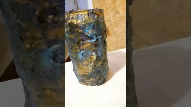 Декор вазы из солёного теста #вазасвоимируками#хендмейд#акриловаякраска#декор#декоринтерьера#золото смотреть онлайн