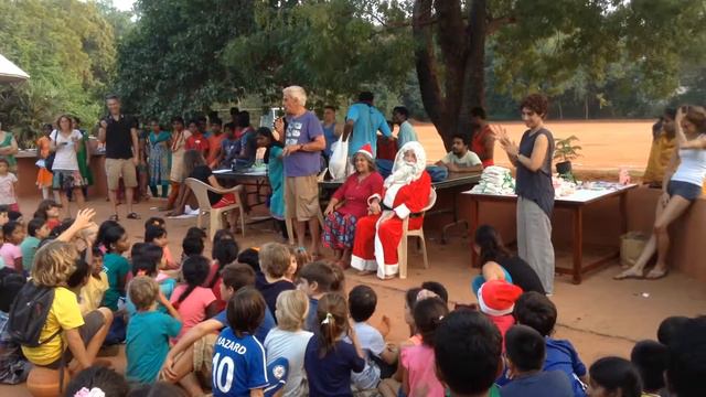 Auroville, Certitude, Christmas party 24.12.2016, Jingle Bells, India смотреть онлайн