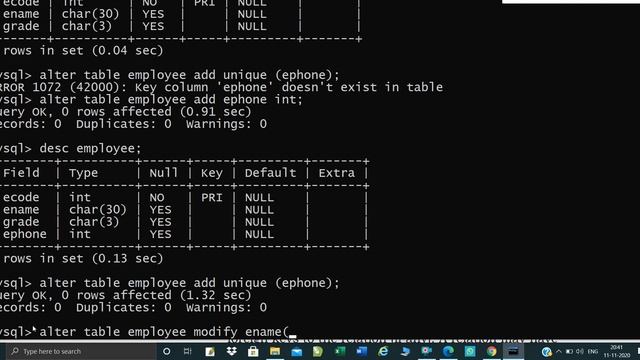 SQL for Data Definition смотреть онлайн