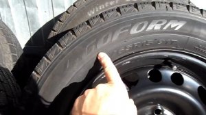 =ОБЗОР ЗИМНИХ  КИТАЙСКИХ АВТО ШИН GOFORM W705 липучка ®️