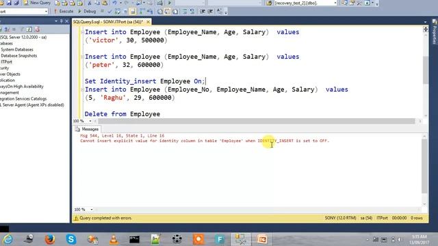 Identity column in SQL Server - Part 34 смотреть онлайн