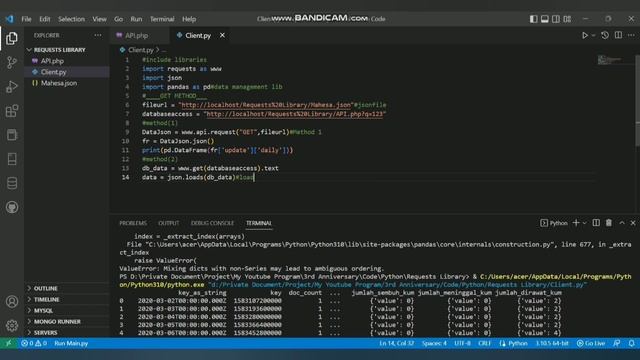 Learn Python : Request data from Server || GET & POST method. [Requests Library] смотреть онлайн