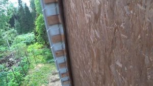 Что стало с покрашенным OSB Фронтона после З-х лет эксплуатации!