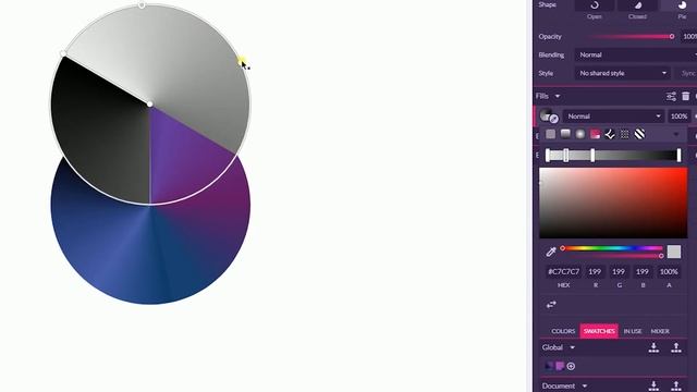 How To Design a Logo in Gravit Designer Using Nothing but Angular Gradient смотреть онлайн