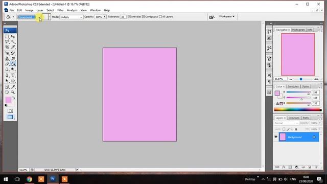 use of Paint Bucket Tool in Adobe Photoshop смотреть онлайн