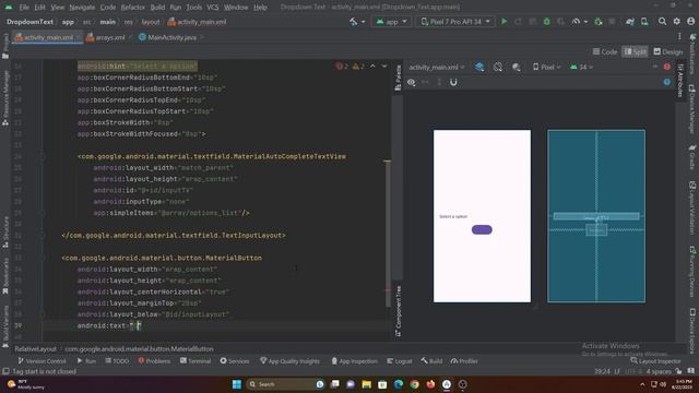 How to Implement Dropdown in Android Studio Using Java смотреть онлайн