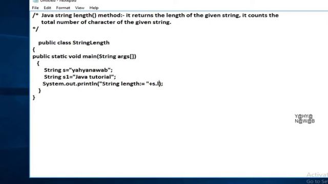 how to find length of the string in java ? смотреть онлайн