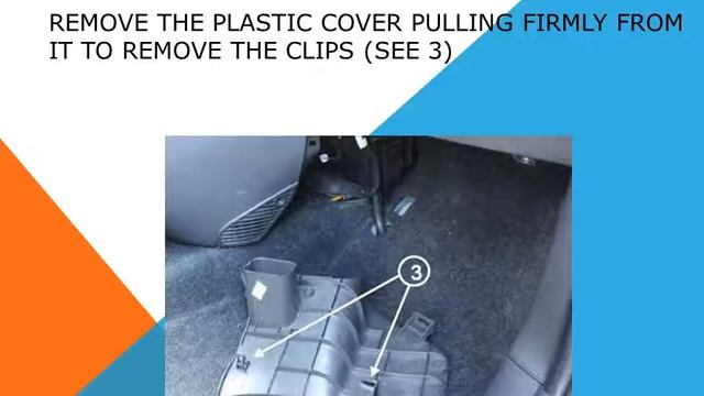 How to replace the air cabin filter dust pollen filter on a Fiat Panda II смотреть онлайн