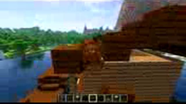 СТАРТОВЫЙ ДОМ НА ВОДЕ В MINECRAFT! Нуб такое не построит! смотреть онлайн
