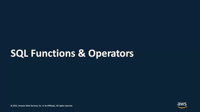 Improve Performance with Amazon Athena's Latest Updates - AWS Online Tech Talks смотреть онлайн
