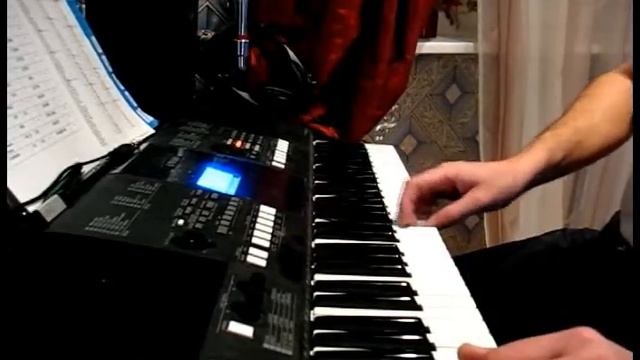 На белом покрывале января (Yamaha PSR-E423) смотреть онлайн
