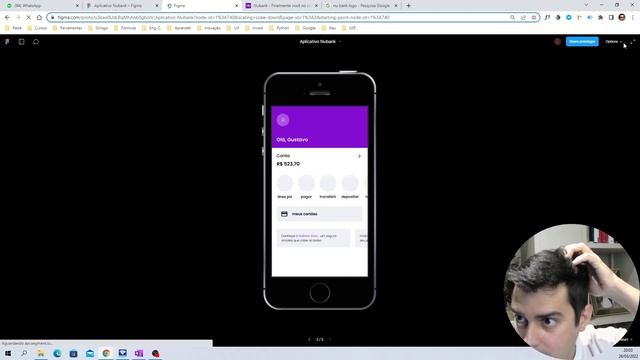 RECRIANDO O APLICATIVO DO NUBANK NO FIGMA смотреть онлайн