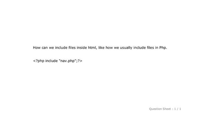 HTML : How to include html files like include in php? смотреть онлайн