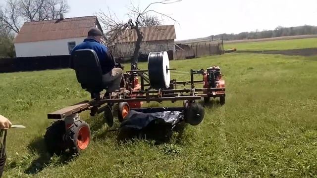 Пленкоукладчик для мотоблоков ОКА 2 в 1 смотреть онлайн