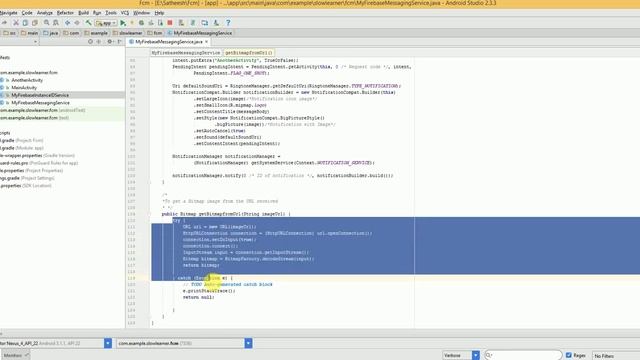 Send Push Notification with image in Firebase Console -part 3 смотреть онлайн