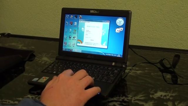 Asus EEE PC 900A WIN 7 Test .