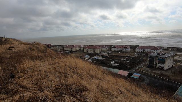 Район порта. Вид от маяка. Углегорск. Сахалин 2022 год. смотреть онлайн