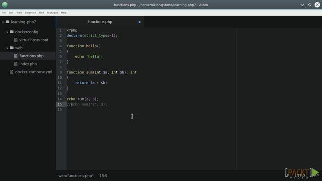 Learning PHP 7: Functions | packtpub.com смотреть онлайн