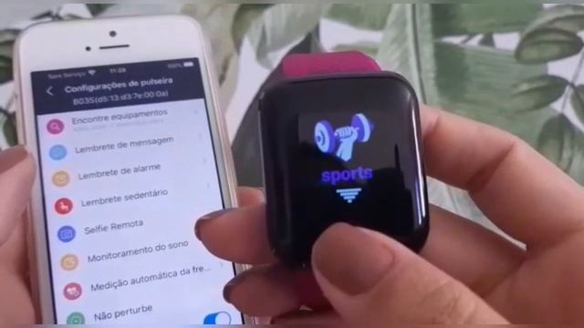116 PLUS SMARTWATCH CONECTANDO APLICATIVO - IPHONE. TEM BOA CONEXÃO? смотреть онлайн