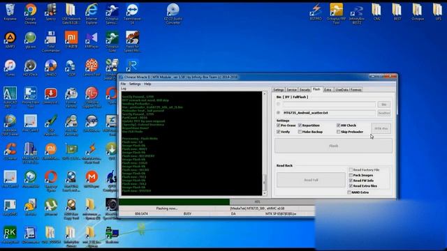 Прошивка планшета Lenovo Tab2 A8-50F с помощью донгла CM2 смотреть онлайн