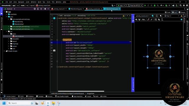 #2 Animation Splash Screen In Android Studio in Java Language смотреть онлайн