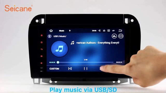 8 inch 1998-2005 Mercedes Benz S Class W220 touch screen audio system support dvd gps смотреть онлайн