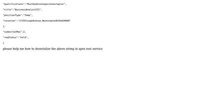 Salesforce: How to use salesforce reserved keywords in json deserialization in apex rest services? смотреть онлайн