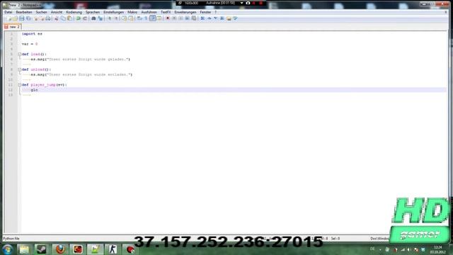 #1 Eventscripts Python Tutorial - CS:S - 85.190.140.85:27015 - HD смотреть онлайн