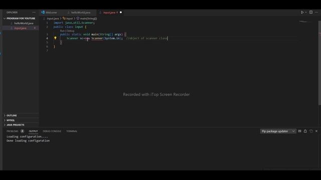 Take input from user in java. like integer , String etc. смотреть онлайн