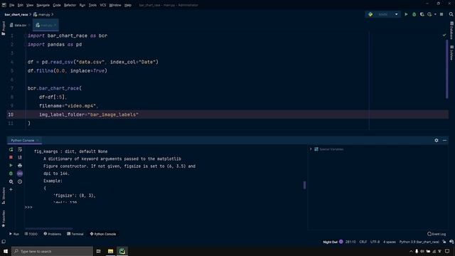 Create Bar Chart Race Videos Using Python (50 Lines of Code) смотреть онлайн