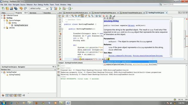 Sorting TreeSet смотреть онлайн