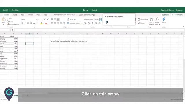 How to set a general number cell format in MS Excel Online #Office365 смотреть онлайн
