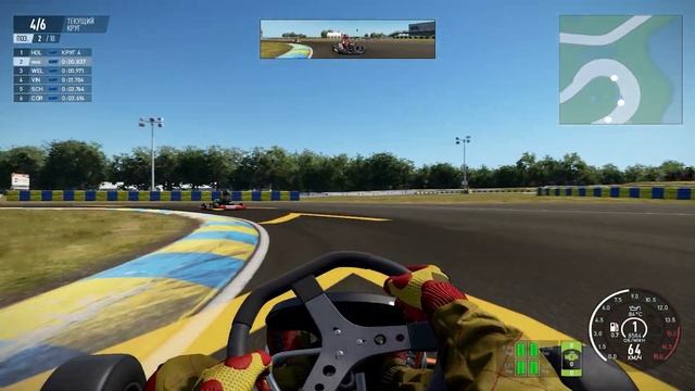 Project CARS 2 Karting World Championship 6/6 Le Mans International Karting Circuit смотреть онлайн