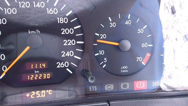 Mercedes-Benz S320 W140 - запуск двигателя.