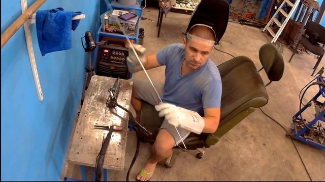 TIG сварка велосипедного ПИВОдержателя.