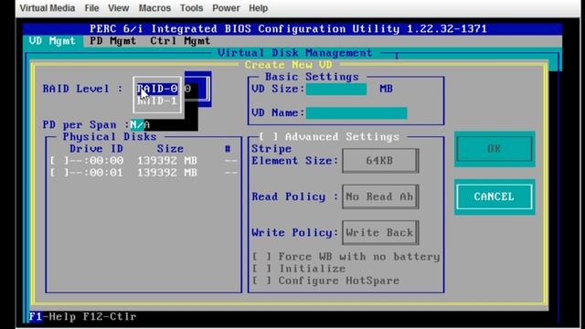 How to Configure a RAID on a Dell PowerEde R710 R610 Server PERC6i смотреть онлайн