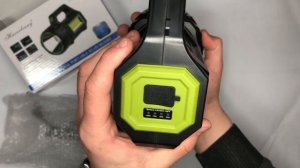 Видео обзор: Фонарь переносной кемпинг T95-LEDCOB с функцией PowerBank, повербанк, солнечная батаре
